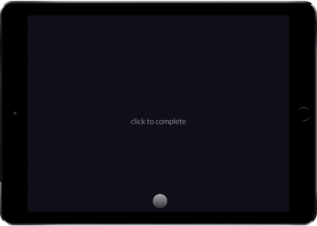 Workout complete screen summarizing results after a session
